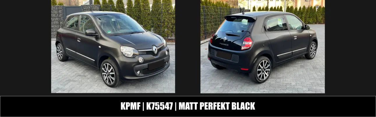 www.ht-fahrzeugservice.de  -  Carwrapping - Autofolierung - Fahrzeugfolierung  KPMF-K75547-Matt Perfekt Black